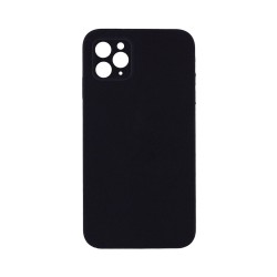Capa de Silicone com Moldura de Câmera para Apple iPhone 11 Pro Max Preto Capa de Silicone com Moldura de Câmera para Apple iPhone 11 Pro Max Preto